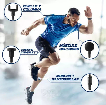 MassageGun Masajeador Muscular Inalambrico + Envío Gratis - [PROMOCIÓN DISPONIBLE SOLO HOY]