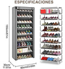 MultiZapatos Organizador de Zapatos de 9 Niveles - [PROMOCIÓN DISPONIBLE SOLO HOY]