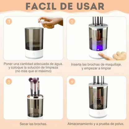 MagicClean Limpiador de Brochas de Maquillaje - [PROMOCIÓN DISPONIBLE SOLO HOY]