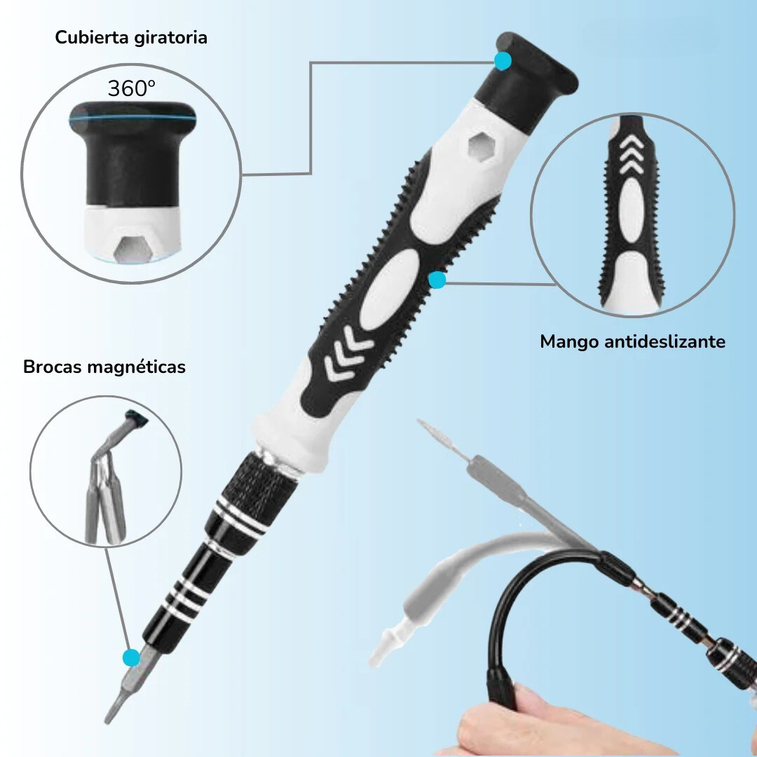 NanoTorque - Destornillador de alta precisión 115 en 1 - [PROMOCIÓN DISPONIBLE SOLO HOY]
