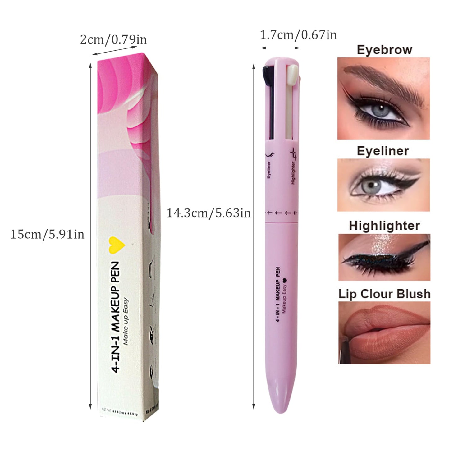 MAKE UP Lápiz Mágico 4 en 1 - [PROMOCIÓN DISPONIBLE SOLO HOY]