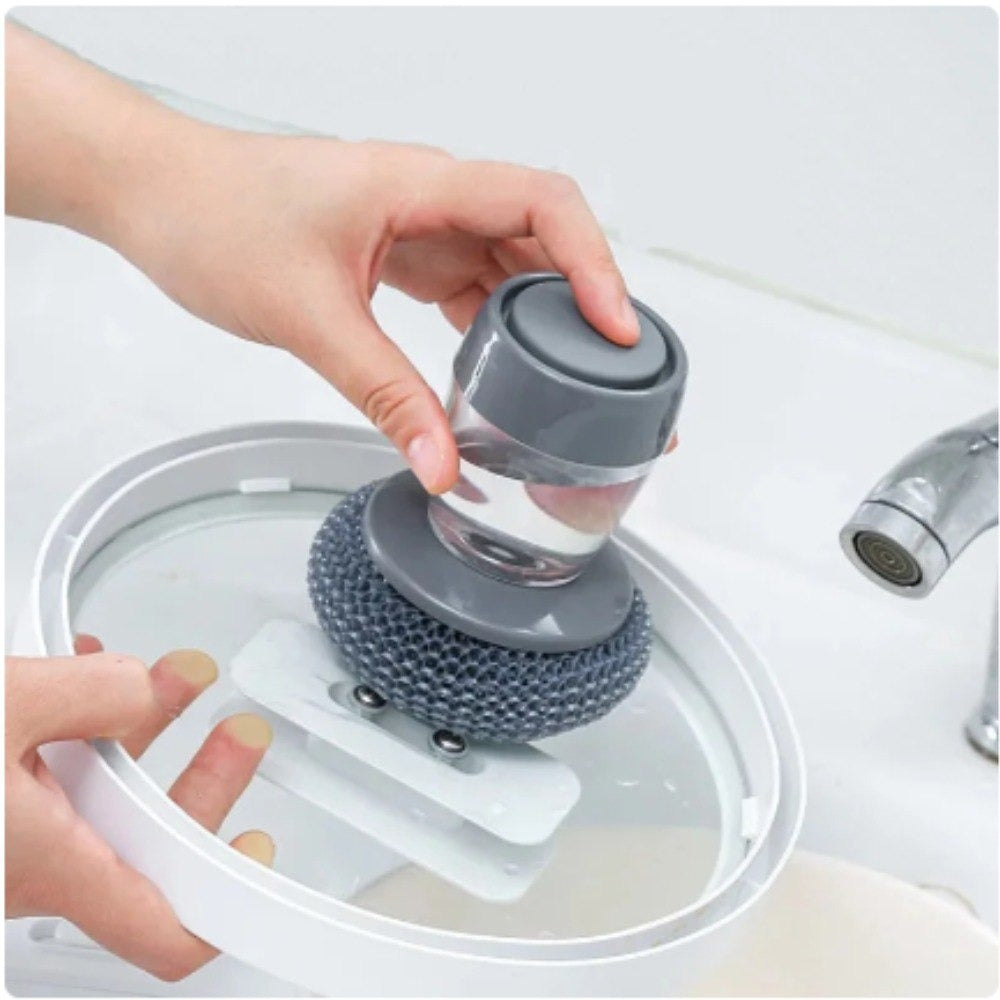 JabónBrush Cepillo Dispensador de Jabón Multiusos 🥳