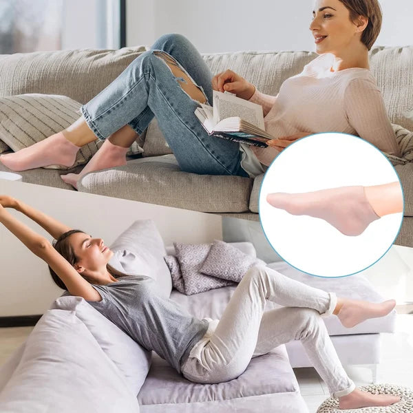 SilicoSocks Calcetines de silicona hidratantes - [PROMOCIÓN DISPONIBLE SOLO HOY]