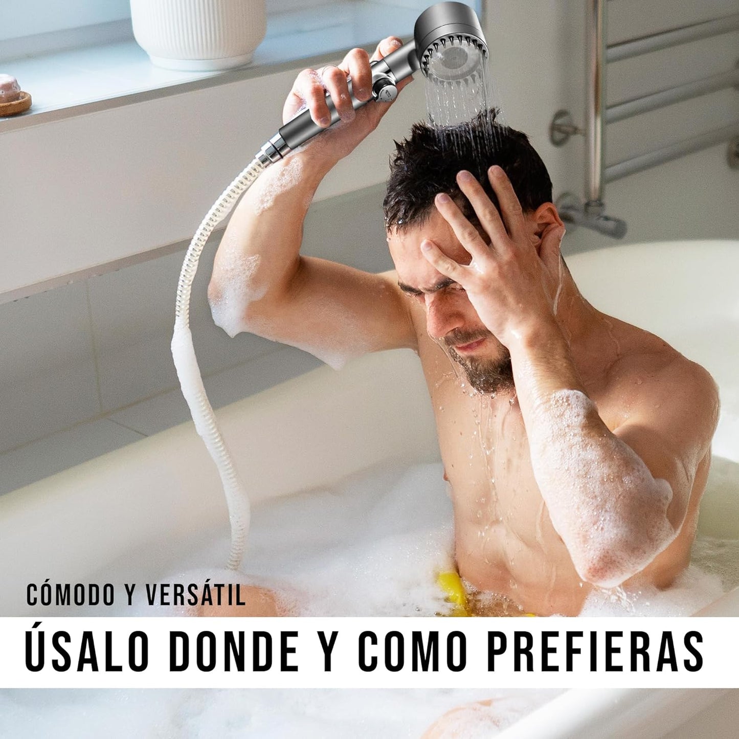 AquaMassage Cabezal ducha spa Alta Presión - [PROMOCIÓN DISPONIBLE SOLO HOY]