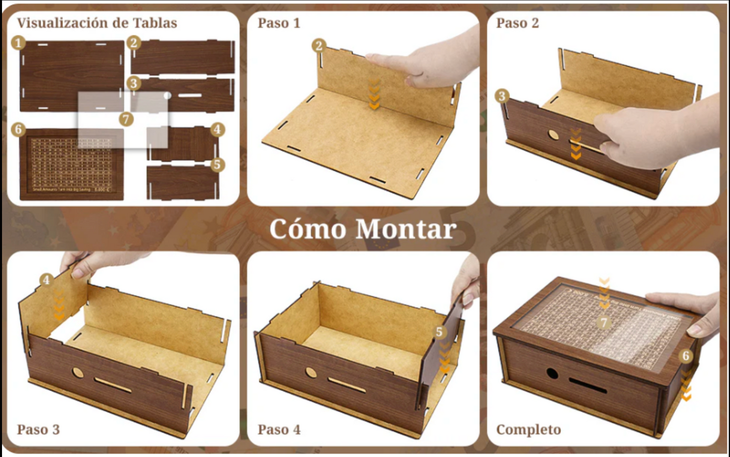 MoneyGuard Hucha de Madera con Contador - [PROMOCIÓN DISPONIBLE SOLO HOY]