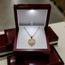 Collar Corazón con Diamante + Caja de Regalo - [PROMOCIÓN DISPONIBLE SOLO HOY]