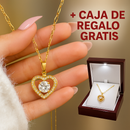 Collar Corazón con Diamante + Caja de Regalo - [PROMOCIÓN DISPONIBLE SOLO HOY]