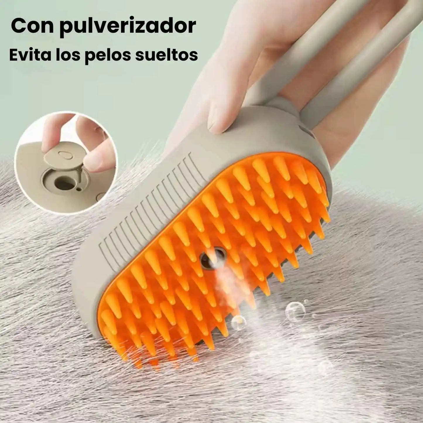 Pelush El Cepillo de Vapor que Desenreda, Limpia e Hidrata el Pelaje - [PROMOCIÓN DISPONIBLE SOLO HOY]