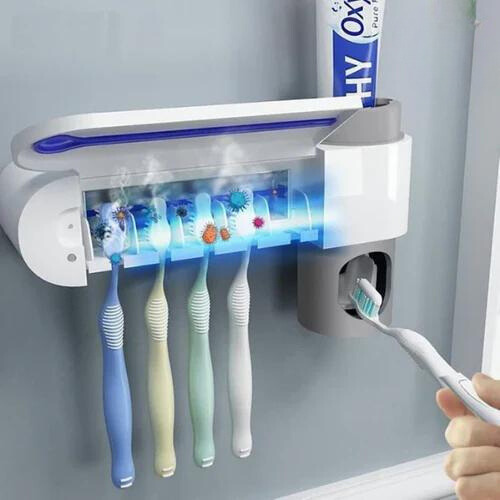 CleanBrush ESTERILIZADOR DE CEPILLOS UV PRO + DISPENSADOR DE PASTA - [PROMOCIÓN DISPONIBLE SOLO HOY]
