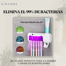 CleanBrush ESTERILIZADOR DE CEPILLOS UV PRO + DISPENSADOR DE PASTA - [PROMOCIÓN DISPONIBLE SOLO HOY]