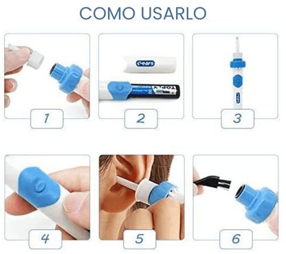 CeraCleaner Limpiador Eléctrico para Oídos - [PROMOCIÓN DISPONIBLE SOLO HOY]