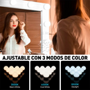 Glowmir Kit De Luces Led Para Espejo Estilo Hollywood 10 Bombillas - [PROMOCIÓN DISPONIBLE SOLO HOY]