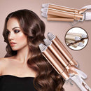 MegaStyle Rizador mágico para el cabello con 3 cilindros - [PROMOCIÓN DISPONIBLE SOLO HOY]