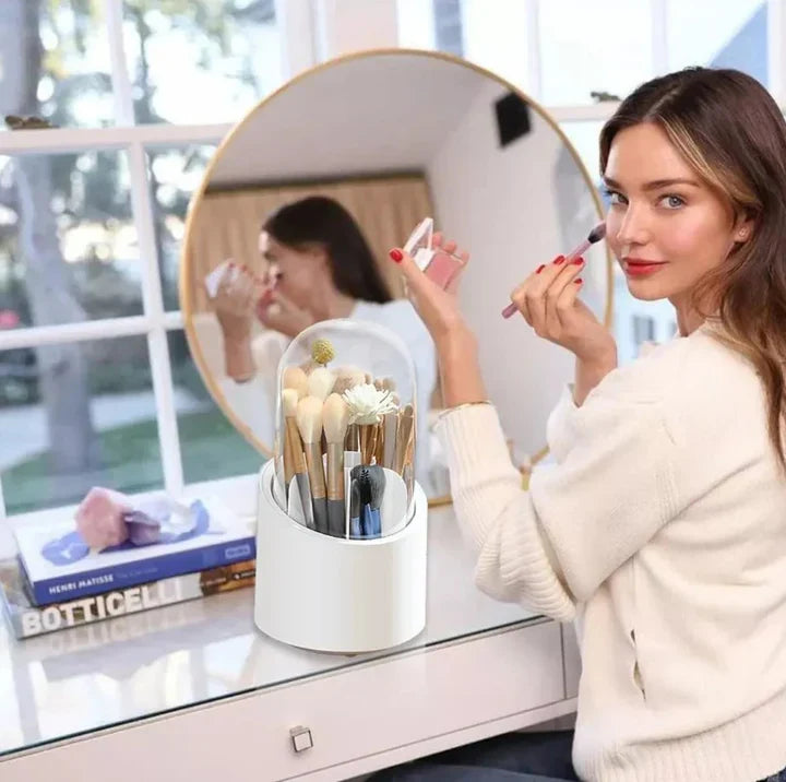 BeautySpin Organizador de Maquillaje Giratorio | ¡Todo a Tu Alcance con un Simple Giro!