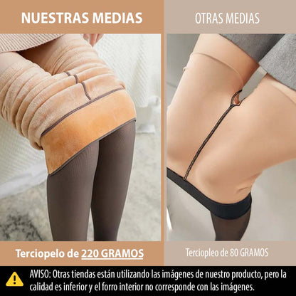 (Compre 1 y Lleve 2) VeluOn Medias Térmicas Translúcidas - [PROMOCIÓN DISPONIBLE SOLO HOY]