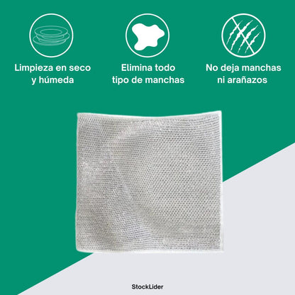 CleanPro Paños Mágicos de Limpieza - Pack 5 - [PROMOCIÓN DISPONIBLE SOLO HOY]