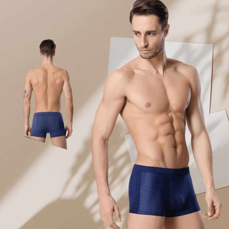 Pack de 4 Calzoncillos de Lujo Antibacterianos de Bambú